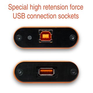 USB Isolatorbox mit galvanischer Trennung nach EN60601, A-Buchse auf B-Buchse