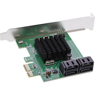 InLine Schnittstellenkarte, 4x SATA 6Gb/s Controller, PCIe 2.0 (PCI-Express)