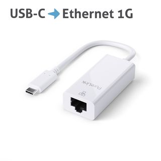Premium Aktiver 1G USB-C / Ethernet Portsaver Adapter ? wei