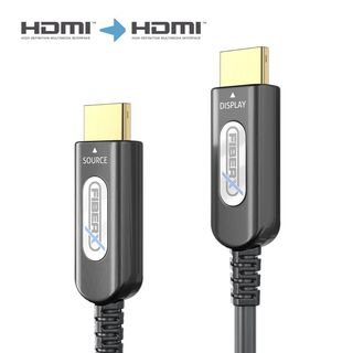 Gepanzertes 4K Premium High Speed HDMI AOC Glasfaser Kabel mit mobiler Spule, 50m