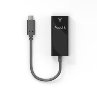 Premium Aktiver 1G USB-C / Ethernet Portsaver Adapter ? schwarz