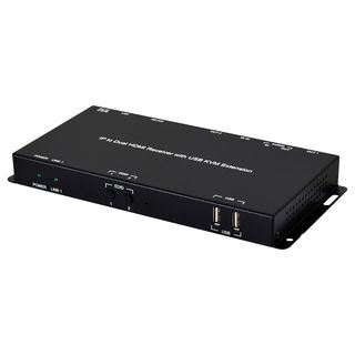 IP to Dual HDMI Receiver with USB KVM Extension - Cypress CH-352RX