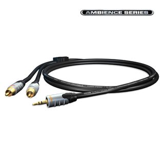 Adapterkabel, Y-Kabel RCA / MiniJack, 2  x  | RCA-Cinch / Miniklinke, HICON | 5,00m