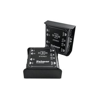 Palmer DI-Box passiv stereo, IN: Klinke 6,3 mm, unsymmetrisch | OUT: XLR 3-pol
