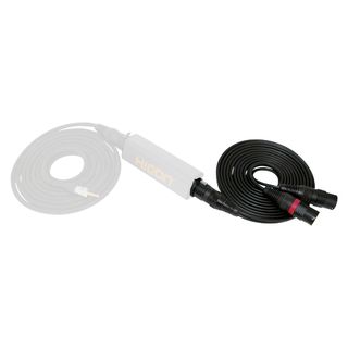 Adapterkabel 0,22 mm | XLR / XLR, HICON | 0,35m | schwarz
