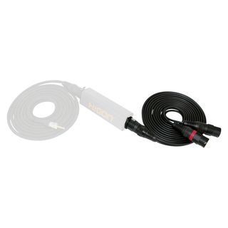 Adapterkabel 0,22 mm | XLR / XLR, HICON | 5,00m | schwarz