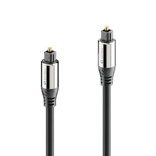 Premium optisches S/PDIF Toslink Kabel mit geraden Steckern ? 2,00m
