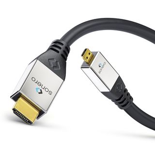 4K High Speed Micro HDMI Kabel mit Ethernet Kanal, 3,00m
