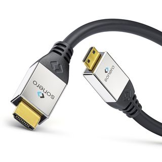 4K High Speed Mini HDMI Kabel mit Ethernet Kanal, 1,00m