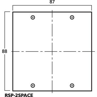 2-fach-Segmentblende RSP-2SPACE