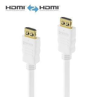 Zertifiziertes 4K High Speed HDMI Kabel mit Ethernet Kanal - 1,00m, wei