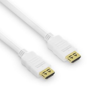 Zertifiziertes 4K High Speed HDMI Kabel mit Ethernet Kanal - 0,50m, wei
