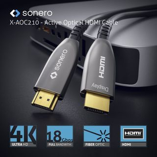 4K High Speed HDMI AOC Glasfaser Kabel - 25,00m