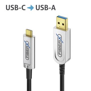 USB 3.2* USB-C / USB-A AOC Glasfaser Kabel ? 10,00m