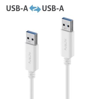 Premium USB v3.2 USB-A Kabel ? 2,00m, wei