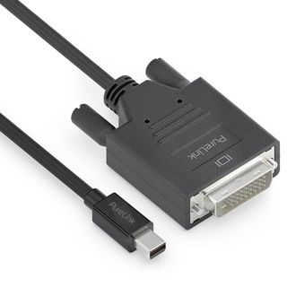 Premium Aktives 2K mini DisplayPort / DVI Kabel ? 1,50m, schwarz