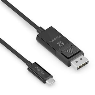 Premium 4K USB-C / DisplayPort Kabel ? 2,00m, schwarz
