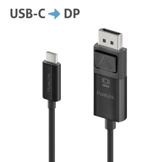 Premium 4K USB-C / DisplayPort Kabel ? 1,00m, schwarz