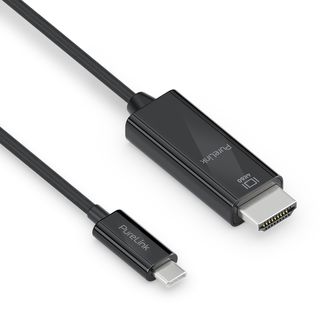 Premium Aktives 4K USB-C / HDMI Kabel ? 1,00m, schwarz