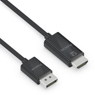 Premium Aktives 4K DisplayPort / HDMI Kabel ? 2,00m, schwarz