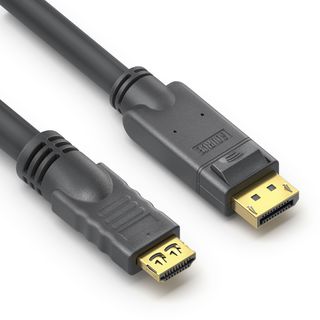 Aktives 4K DisplayPort / HDMI Kabel ? 2,00m
