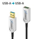 USB 3.2 Gen2 USB-A AOC Glasfaser-Verlngerungskabel - 50 m