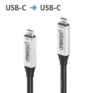 FiberX Serie - USB 3.2 Gen 1 Aktives Optisches Kabel USB-C, 12.0m