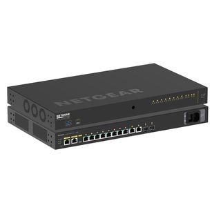 NETGEAR AV Line Managed Switch 8x 1G Utra90 PoE++ 802.3bt 720W, 2x 1G und 2x SFP+ M4250-10G2XF-PoE++