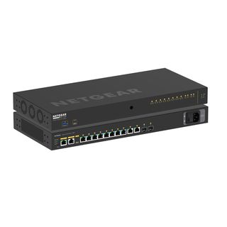 NETGEAR AV Line Managed Switch 8x 1G PoE+ 240W, 2x 1G und 2x SFP+ M4250-10G2xF-PoE+