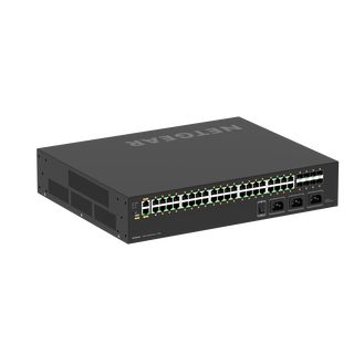 NETGEAR AV Line Managed Switch, 40x 1G, Ultra90 PoE++, 802.3bt, 2880W und 8x SFP+, M4250-40G8XF-PoE++