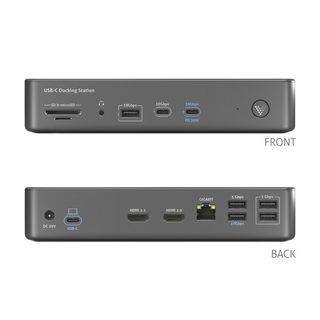 14-in-1 USB-C Docking Station - 1x HDMI 2.1 8K30, 1x HDMI 2.0 4K60, USB4 Gen3 100W PD 40Gbps, 7x USB, 1x Ethernet, 1x Card Reader