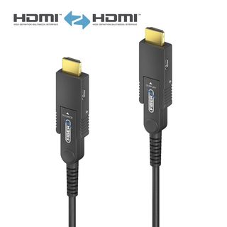 4K Premium High Speed HDMI / Micro HDMI AOC Glasfaserkabel - 30.0m, Schwarz