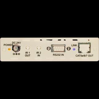DVI over CAT5e/6/7 Transmitter with 24V PoC and 2 LAN Serving - Cypress CDVI-1109TXC