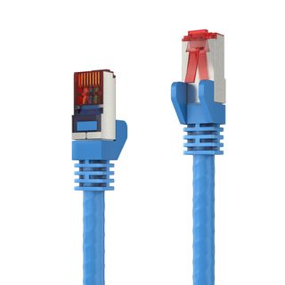 Patchkabel Cat.6 - 250 Mhz - S/FTP (PIMF) - 7.50m - blau