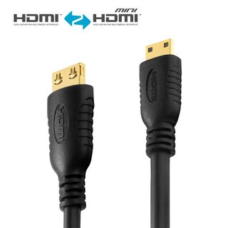 Zertifiziertes 4K Premium High Speed mini HDMI / HDMI Kabel ? 1,00m