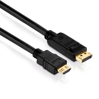 Zertifiziertes Aktives 2K DisplayPort / HDMI Kabel ? 1,50m