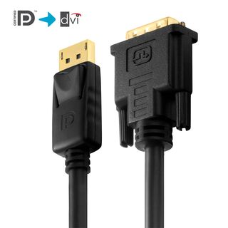 Zertifiziertes Aktives 2K DisplayPort / DVI Kabel ? 1,00m