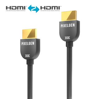 4K 18Gbps High Speed HDMI Kabel mit Ethernet - THX zertifiziert - 0,30m, dunkelgrau