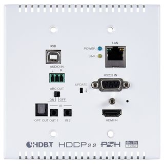 HDMI over HDBaseT Transmitter (PD) with Optical Audio Return (OAR) - Cypress CH-2602TXWPUS