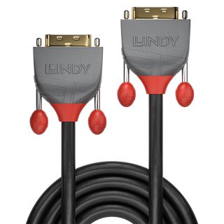 0.5m DVI-D Dual Link Kabel, Anthra Line (Lindy 36220)