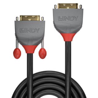 0.5m DVI-D Dual Link Verlngerung, Anthra Line (Lindy 36230)