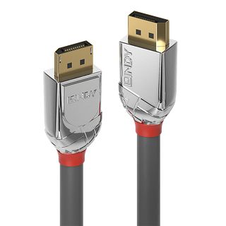 0.5m DisplayPort 1.4 Kabel, Cromo Line (Lindy 36300)