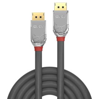 0.5m DisplayPort 1.4 Kabel, Cromo Line (Lindy 36300)