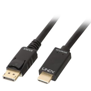 0.5m DisplayPort an HDMI 10.2G Kabel (Lindy 36920)