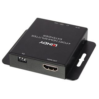 50m Cat.6 4 Port HDMI & IR Splitter Extender inklusive Loop Out (Lindy 38155)