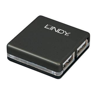 4 Port USB 2.0 Mini Hub (Lindy 42742)