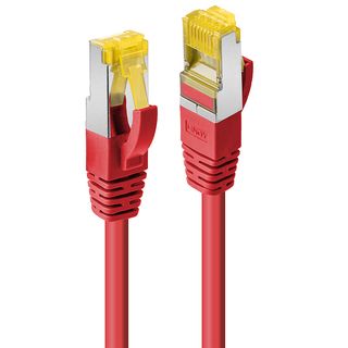 0.3m RJ45 S/FTP LSZH Netzwerkkabel, rot (Lindy 47290)