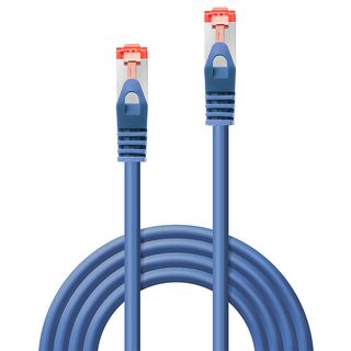 0.5m Cat.6 S/FTP Netzwerkkabel, blau (Lindy 47351)