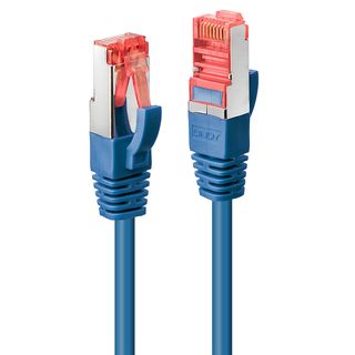 1m Cat.6 S/FTP Netzwerkkabel, blau (Lindy 47717)