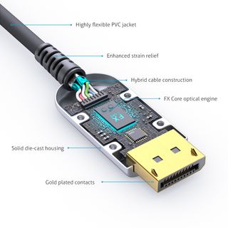 8K DisplayPort AOC Glasfaser Kabel ? 30,00m